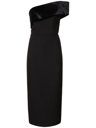 Vestido Asimétrico De Cady Stretch - ROLAND MOURET - Modalova