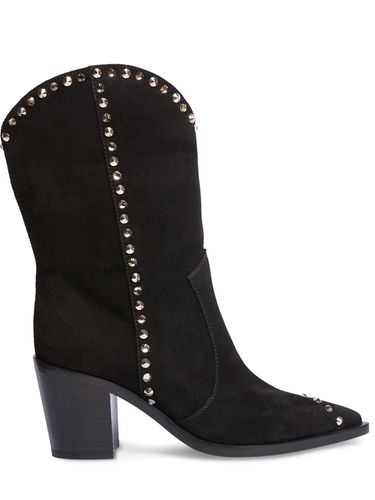 Mm Suede Cowboy Boots - GIANVITO ROSSI - Modalova