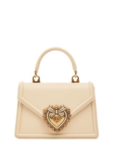 Bolso De Mano Mini Devotion De Piel - DOLCE & GABBANA - Modalova