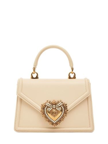 Borsa Mini Devotion In Pelle - DOLCE & GABBANA - Modalova