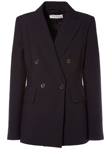 Chaqueta De Lana Seersucker - MAX MARA - Modalova