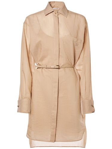 Brioso Cotton & Silk Striped Mini Dress - MAX MARA - Modalova