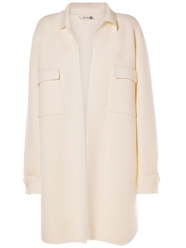 Oversize Wool Knit Cardigan - MAX MARA - Modalova