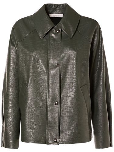 Nepal Embossed Faux Leather Shirt Jacket - MAX MARA - Modalova