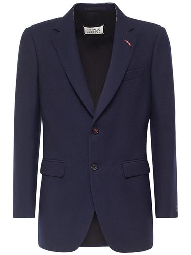 Blazer De Sarga De Lana - MAISON MARGIELA - Modalova