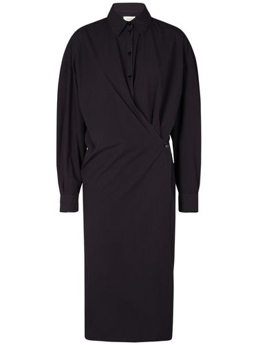 Twisted Cotton Midi Dress - LEMAIRE - Modalova