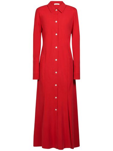 Myra Silk Long Shirt Dress - THE ROW - Modalova