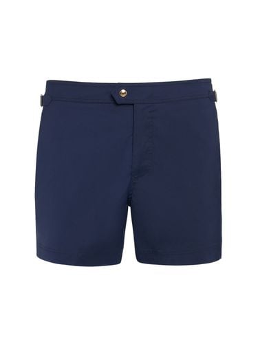 Compact Poplin Swim Shorts - TOM FORD - Modalova