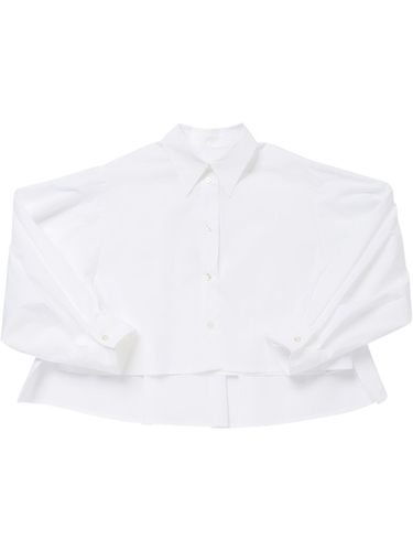 Camisa De Popelina De Algodón - MM6 MAISON MARGIELA - Modalova