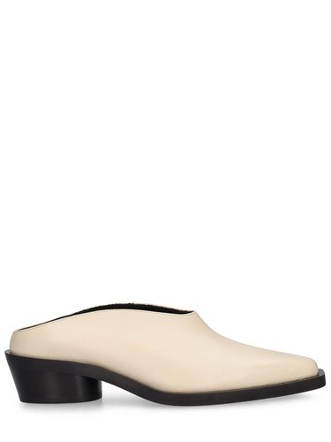 Zapatos Mules De Piel 40mm - PROENZA SCHOULER - Modalova