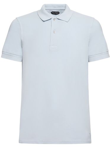 Tennis-polohemd Aus Piqué - TOM FORD - Modalova