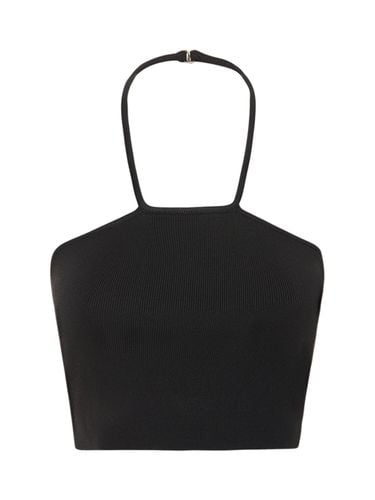 Beso Cropped Viscose Halter Top - SIMON MILLER - Modalova