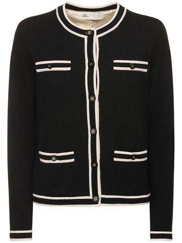 Cardigan Kendra In Lana - TORY BURCH - Modalova