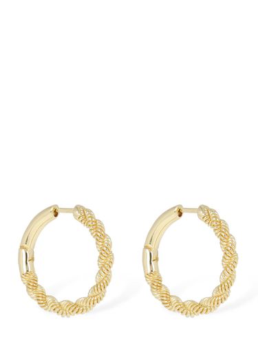 Grace Ronde Hoop Earrings - FEDERICA TOSI - Modalova