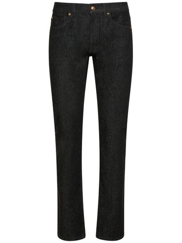 Tailored Stretch Denim Skinny Jeans - VERSACE - Modalova