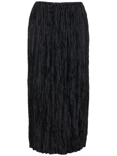 Dioni Pleated Tech Midi Skirt - ULLA JOHNSON - Modalova