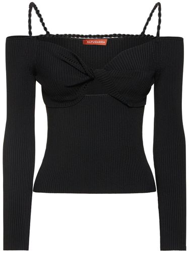 Odin Ribbed Viscose Off-shoulder Top - ALTUZARRA - Modalova