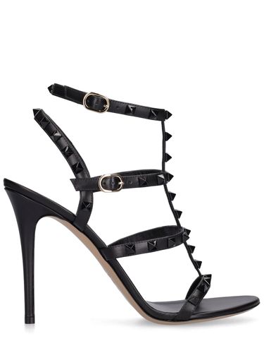 Sandalias Rockstud De Piel 105mm - VALENTINO GARAVANI - Modalova