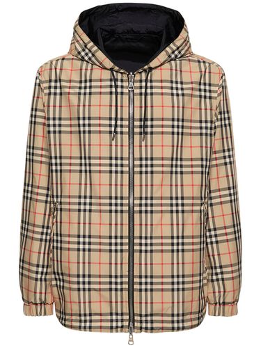 Giacca Reversibile Stretton Check Con Zip - BURBERRY - Modalova