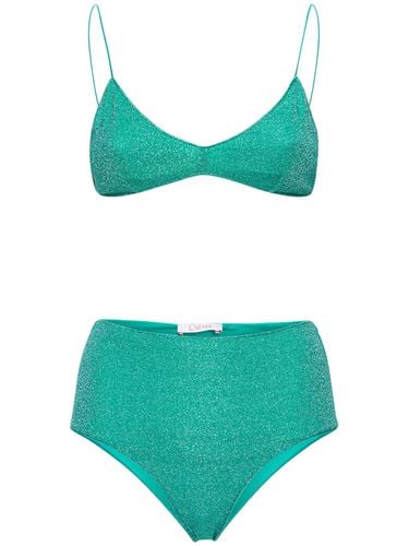 Lumiere High Rise Lurex Bikini Set - OSÉREE SWIMWEAR - Modalova