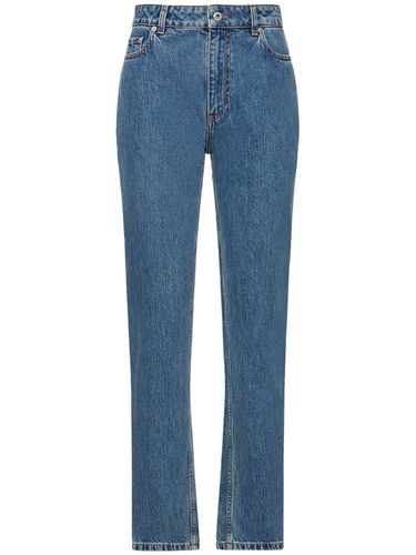 Balin High Rise Cotton Denim Jeans - BURBERRY - Modalova