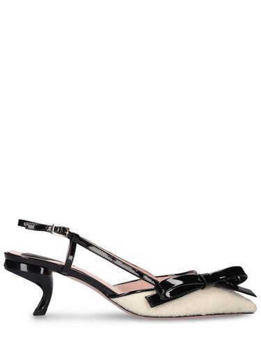 Mm Hohe Slingback-pumops Aus Shearling „virgule“ - ROGER VIVIER - Modalova