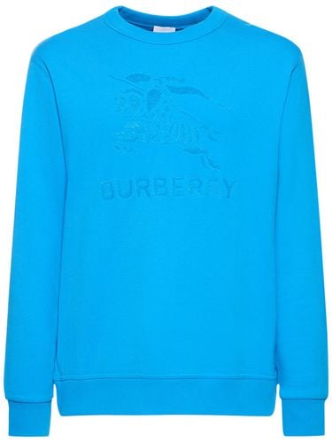 Sweatshirt Aus Baumwolle „rayner“ - BURBERRY - Modalova