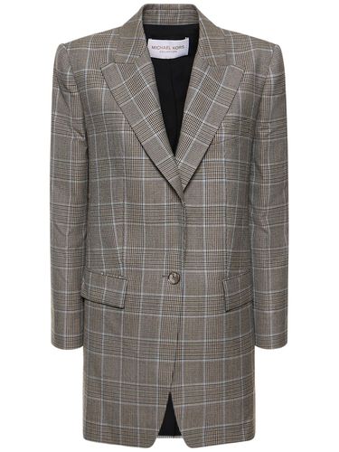 Blazer Aus Wollkrepp „darcy“ - MICHAEL KORS COLLECTION - Modalova