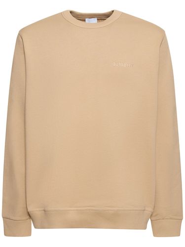 Sweatshirt Aus Baumwolljersey Mit Logo „bainton“ - BURBERRY - Modalova