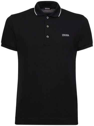 Camiseta Polo Manga Corta - ZEGNA - Modalova