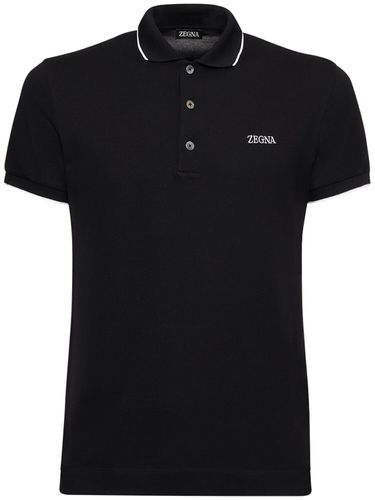 Short Sleeved Polo - ZEGNA - Modalova