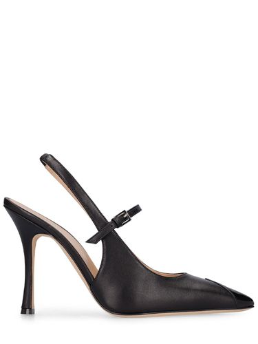 Mm Leather Slingback Pumps - ALESSANDRA RICH - Modalova