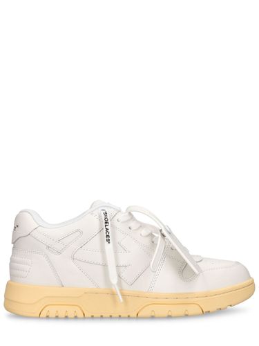 Mm Hohe Leder-sneakers „out Of Office“ - OFF-WHITE - Modalova