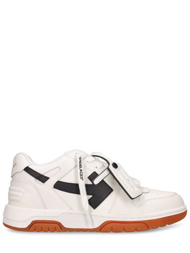 Mm Hohe Leder-sneakers „out Of Office“ - OFF-WHITE - Modalova