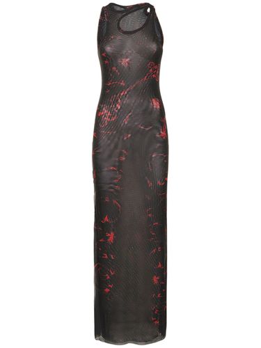 Printed Mesh Maxi Dress - OTTOLINGER - Modalova