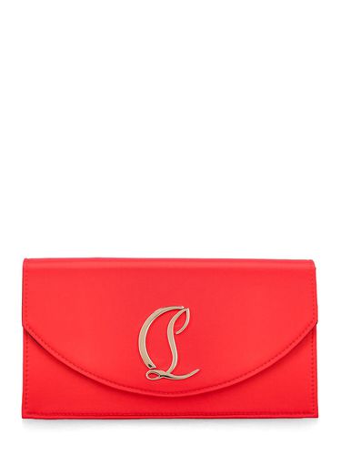 Clutch Aus Kreppsatin „loubi54“ - CHRISTIAN LOUBOUTIN - Modalova