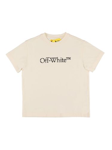 Camiseta De Algodón Con Logo - OFF-WHITE - Modalova