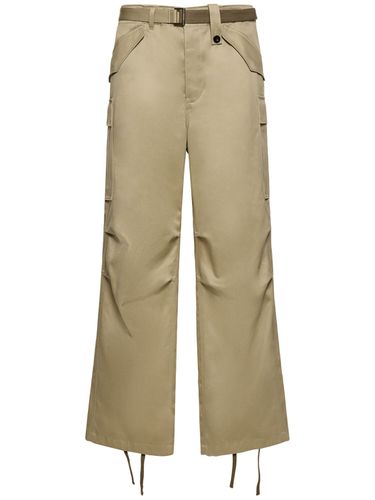 Pantalones Cargo De Algodón - SACAI - Modalova