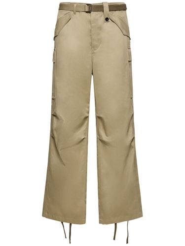 Pantaloni Cargo Chino In Cotone - SACAI - Modalova