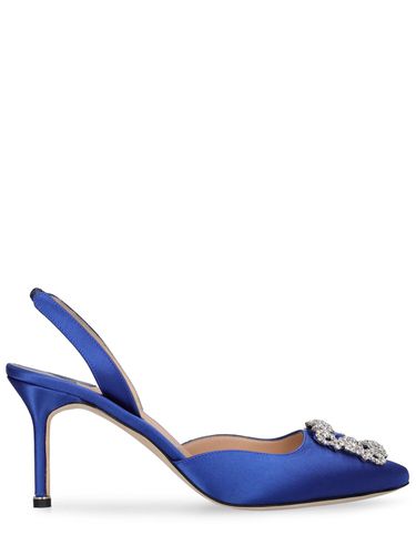 Mm Hohe Satinpumps „hangisi“ - MANOLO BLAHNIK - Modalova