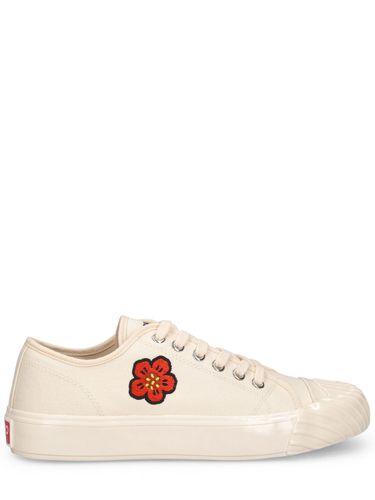 Mm Kenzoschool Cotton Low Top Sneakers - KENZO PARIS - Modalova