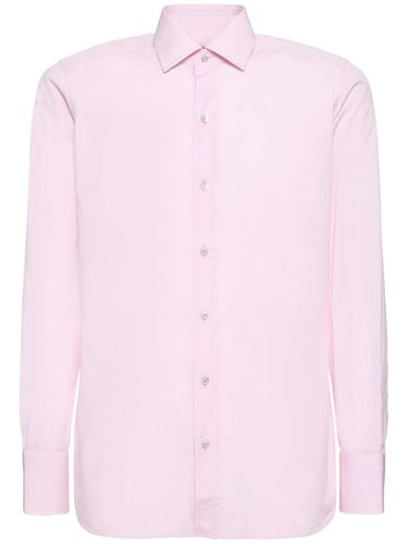 Camicia Slim Fit In Popeline - TOM FORD - Modalova