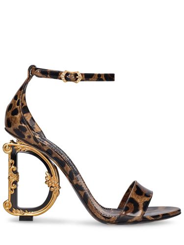 Mm Keira Printed Leather Heels - DOLCE & GABBANA - Modalova