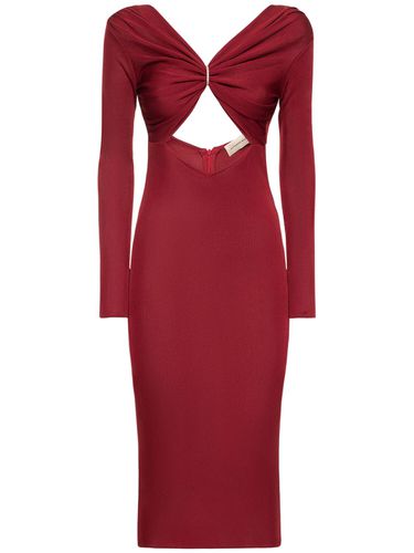 Vestido Midi De Viscosa Jersey - ALEXANDRE VAUTHIER - Modalova