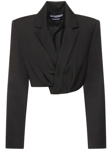 Chaqueta Corta De Lana Crepé - JACQUEMUS - Modalova