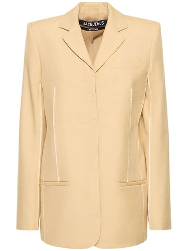 La Veste Caraco Crepe Jacket W/ Belt - JACQUEMUS - Modalova