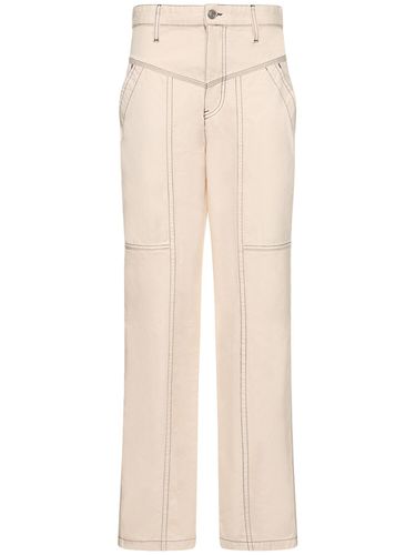 Denzel Cotton Wide Pants - MARANT ETOILE - Modalova