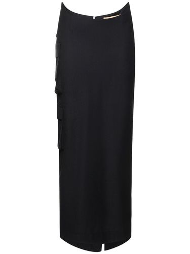 Stok Wool Midi Skirt - AYA MUSE - Modalova