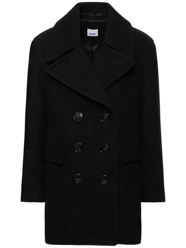 Peacoat Doppiopetto Ashwater In Lana - BURBERRY - Modalova