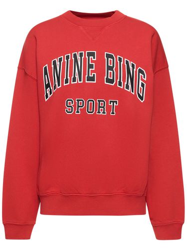 Jaci Logo Cotton Sweatshirt - ANINE BING - Modalova